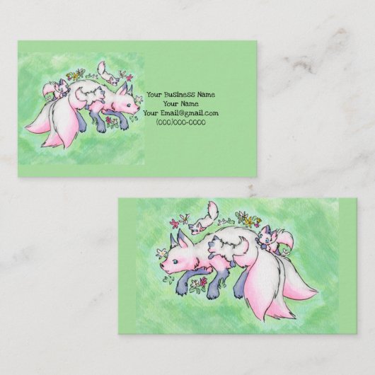 Fox Visitekaartje (Voorkant / Achterkant)