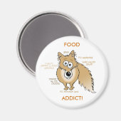 FOX, VOEDSELVERSLAAFDE! MAGNEET (Voorkant / Achterkant)
