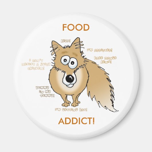 FOX, VOEDSELVERSLAAFDE! MAGNEET (Voorkant)