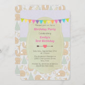 Fox, vogels en bomen Filets Kaart (Voorkant / Achterkant)