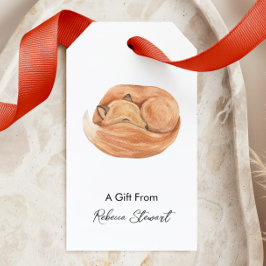 Fox voor elke gelegenheid - een persoonlijk cadeau cadeaulabel