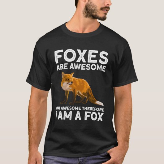 Fox voor wilde dieren Dierenvos T-shirt (Voorkant)