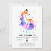 Fox Vrienden Bos Avontuur Verjaardag Kaart (Voorkant)