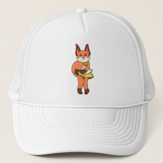Fox Vrouw met rok Trucker Pet (Voorkant)