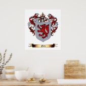 Fox wapenschild poster (Keuken)