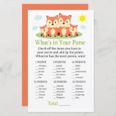 Fox Wat zit er in je handtas? (Voorkant / Achterkant)