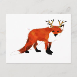 Fox-Waterverf Briefkaart