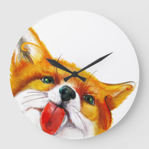 Fox-Waterverf Grote Klok