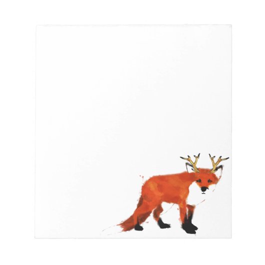 Fox-Waterverf Notitieblok (Voorkant)