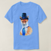 Fox-waterverf T-shirt (Design voorkant)