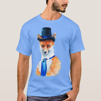 Fox-waterverf T-shirt