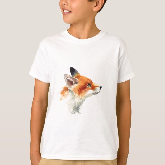 Fox-Waterverf T-shirt (Voorkant)