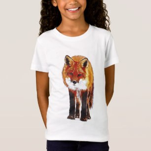 Fox-Waterverf T-shirt