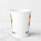 Fox welp - baby shower papieren bekers (Rechts)