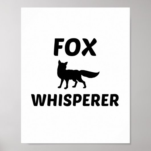 FOX WHISPERER POSTER (Voorkant)