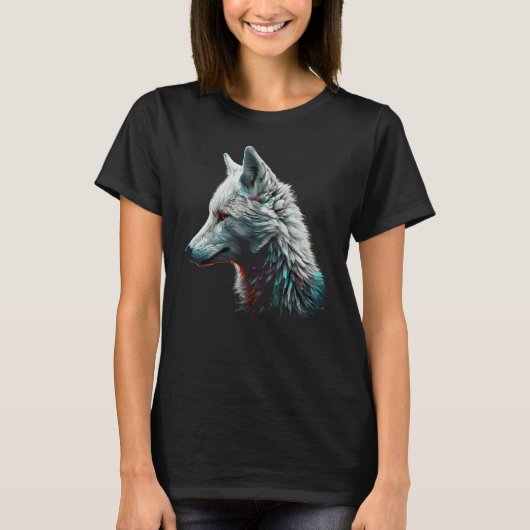 Fox White  Animal Fox 1 T-shirt (Voorkant)