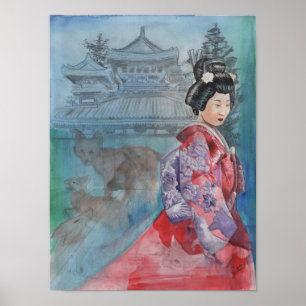 Fox Wife van Portia St Luke Poster