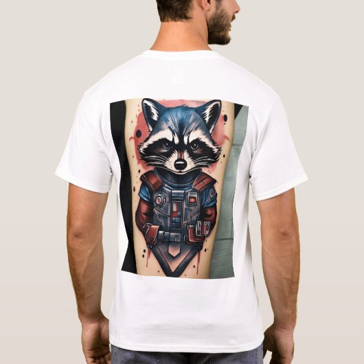 Fox wild t-shirt (Achterkant)