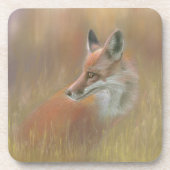 Fox wildlife coaster set bier onderzetter (Voorkant)