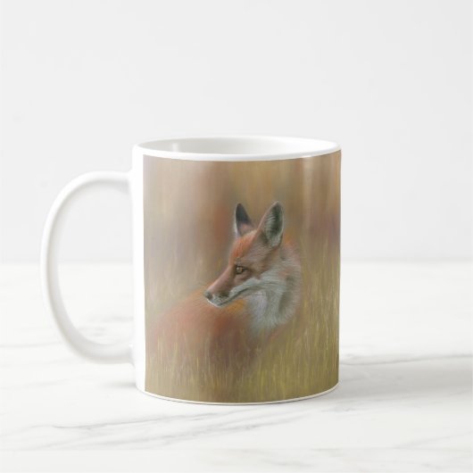 Fox wildlife coffee or tea mug koffiemok (Links)