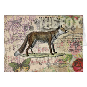Fox Wildlife  Dierenillustratie
