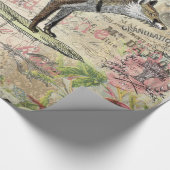 Fox Wildlife  Dierenillustratie Cadeaupapier (Hoek)