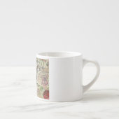 Fox Wildlife  Dierenillustratie Espresso Kop (Rechts)