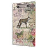 Fox Wildlife Dierenillustratie Klembord (Links)