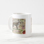 Fox Wildlife Dierenillustratie Koffiemok (Voorkant links)