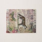 Fox Wildlife  Dierenillustratie Legpuzzel (Horizontaal)