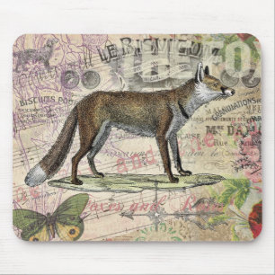 Fox Wildlife  Dierenillustratie Muismat