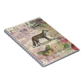 Fox Wildlife  Dierenillustratie Notitieboek (Rechterzijde)