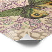 Fox Wildlife  Dierenillustratie Poster (Hoek)