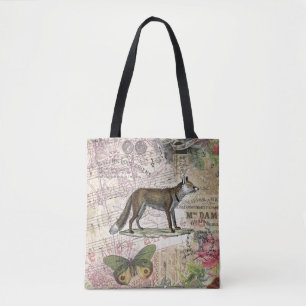 Fox Wildlife  Dierenillustratie Tote Bag
