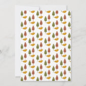 Fox Winter Baby shower Het is koud buiten Kaart (Achterkant)