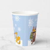 Fox Winter Baby shower Het is koud buiten Papieren Bekers (Rechts)