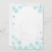 Fox Winter gender onthullingen Kaart (Achterkant)