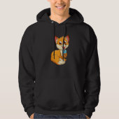 Fox with bubbel tea bubbeltea fox children  1 hoodie (Voorkant)