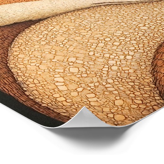 Fox Woodland Animal Art Painting Poster (Hoek)