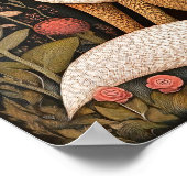 Fox Woodland Animal Art Painting Poster (Hoek)