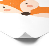 Fox Woodland Animal Nursery Wall Art Print (Hoek)