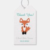 Fox Woodland Baby shower Pack van Gift Labels Cadeaulabel (Voorkant)