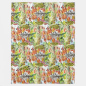 Fox Woodland Cabincore Deken Horizontaal (Voorkant)