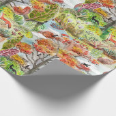 Fox Woodland Cabincore inpakpapier (Hoek)