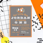 Fox Woodland Forest Critters Boho Kids Birthday Kaart<br><div class="desc">Fox Woodland Forest Critters - Een perfecte verjaardagsuitnodiging voor je kleine jongen als je wilt dat hij een simpele fox woodlandthemalag heeft. Bewerk deze sjabloon in je eigen smaak.</div>