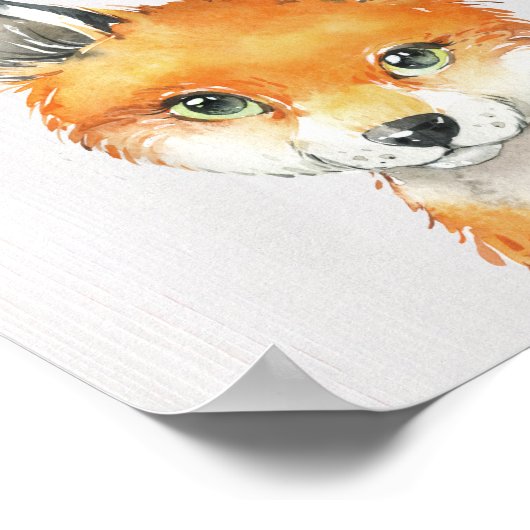 Fox Woodland Nursery Art Print (Hoek)