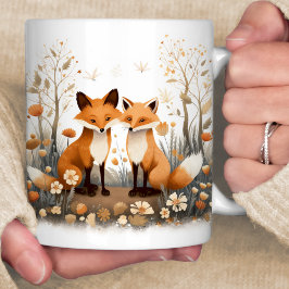 Fox Woodland Scene 2 Vossen Koffiemok
