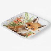Fox Woodland verjaardagsfeestje Baby shower Papieren Bordje