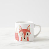 Fox woodland wild dier rood oranje slimme vos espresso kop (Rechts)