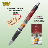 Fox Woodland Wildlife Animal Let it Snow Xmas 🦊 Pen